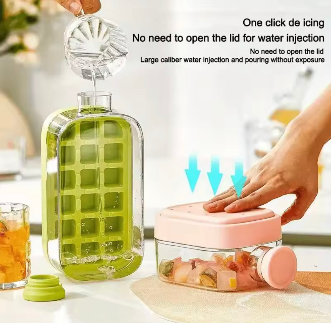 2 In 1 Ice Cube Bottle