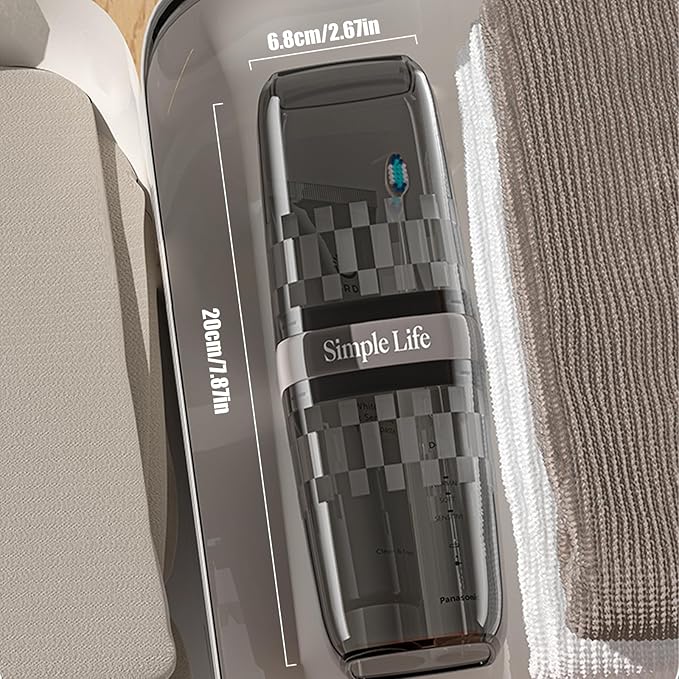 Travel Toothbrush Holder with Cover