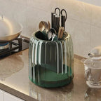 360 Rotation Transparent Knife Stand