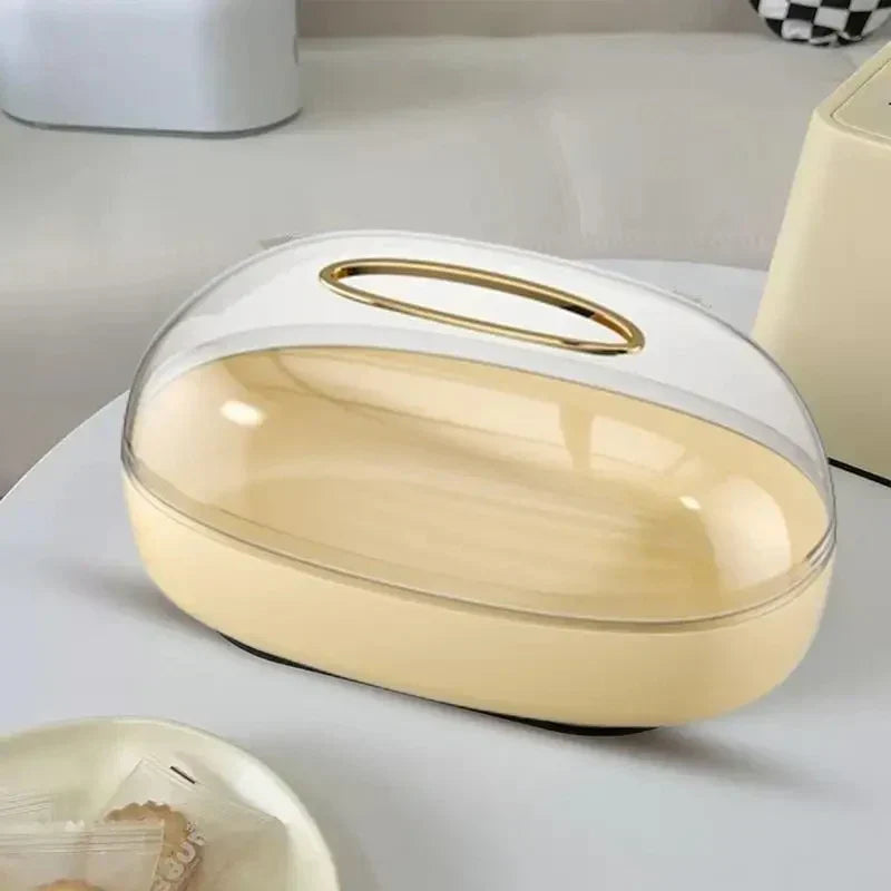 Wall Mounted Oval Tissue Box
