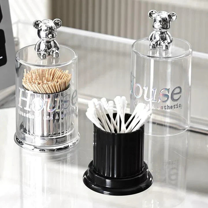 Cute Bear Toothpick Container