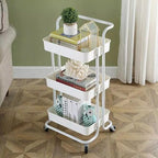 3 Tier Kitchen Trolley Rack (Plastic)