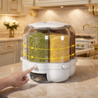 Rotating Rice Dispenser – 360° Grain Storage Organizer
