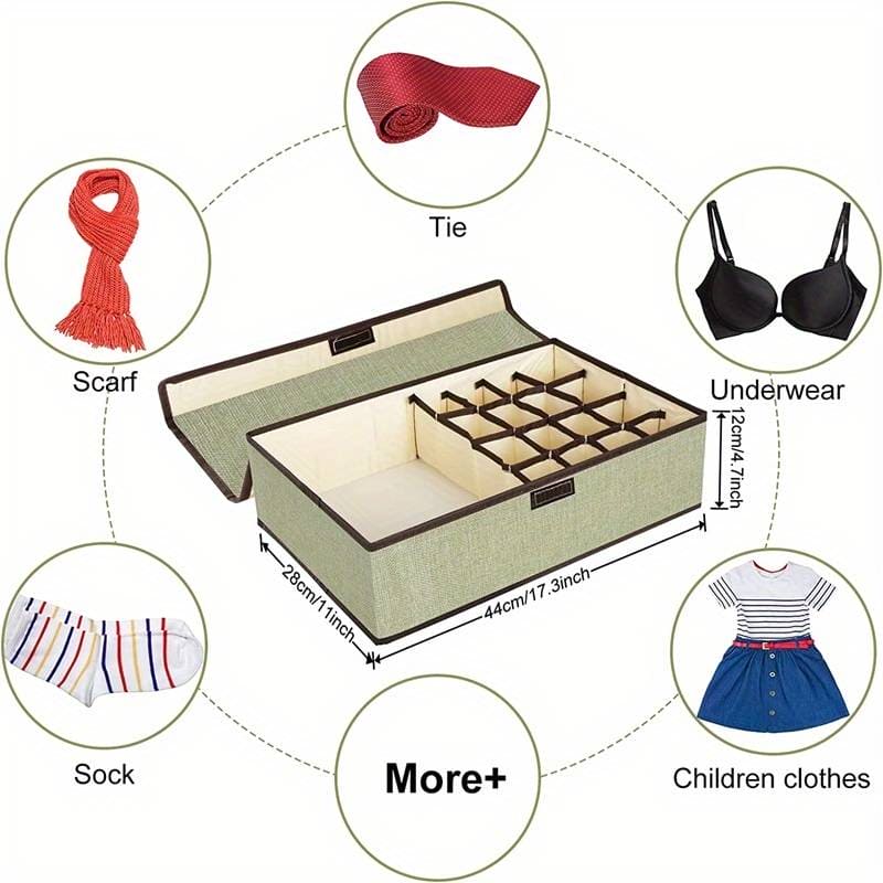 17 Compartment Garment Storage Organizer