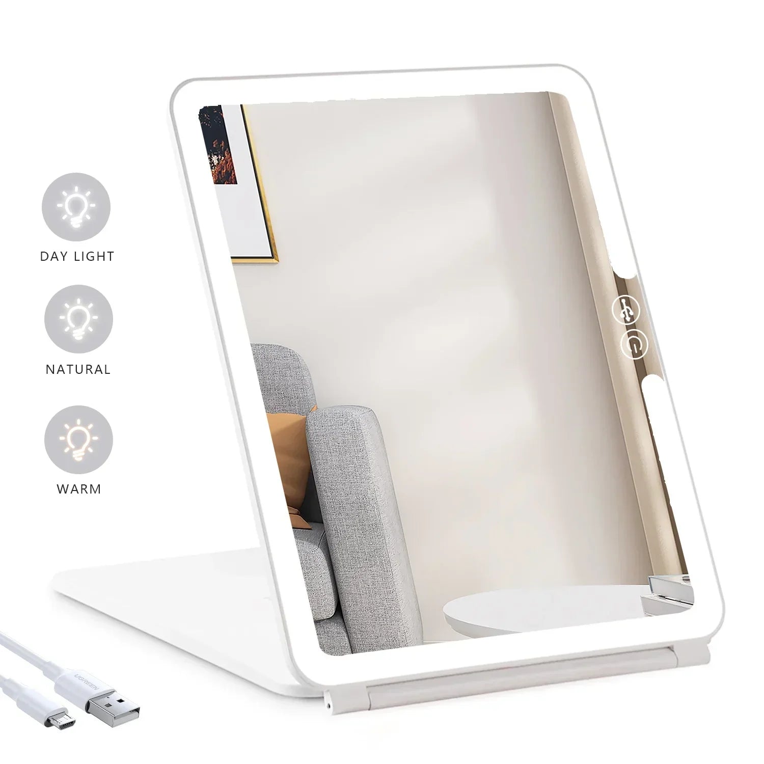 Travel Lighted Vanity Makeup Mirror