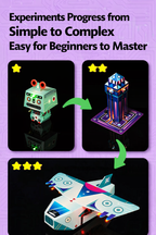 Magic Paper Circuit Kit for Kids – DIY STEM Electricity Learning Toy with LED Lights