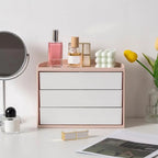 Semicircle cosmetic organizer