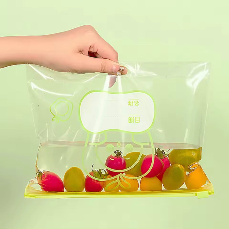 Tranparent Reusable Food-Grade Storage Bag