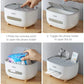 Multifunctional Tissue Box  (With Remote Mobile Glasses And Pen Holder)
