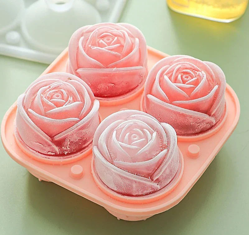 Rose Style Ice Cube Tray