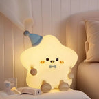 LED Star Night Light - Recahargeable Silicone Touch Table Lamp