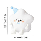 LED Star Night Light - Recahargeable Silicone Touch Table Lamp