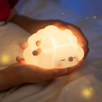 Silicone Sheep Night Lamp - Rechargeable Touch Sensor Bedside Light
