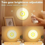 Pack of 3 Wireless LED Night Lights with Remote Control – Ultra-Bright