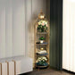 4 Layer Nordic Brass Cage Rack