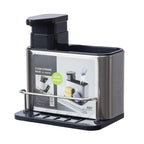 Metal Sink Tidy With Soap Dispenser