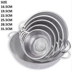 Set Of 6 Stainless Steel Colander Set