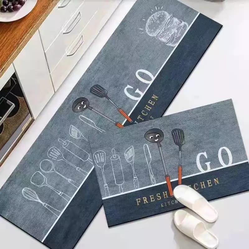 2Pcs Floor Mat Set