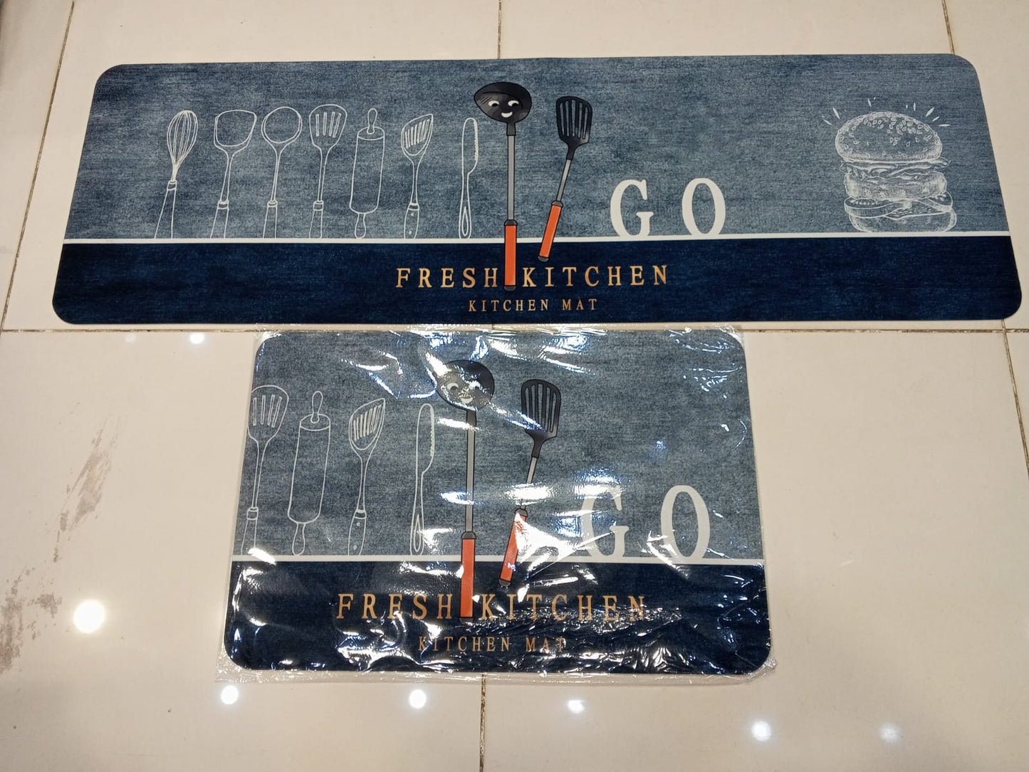 2Pcs Floor Mat Set