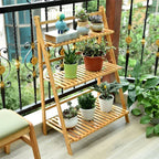 3 Layers Foldable Wooden Rack