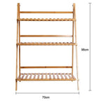 3 Layers Foldable Wooden Rack