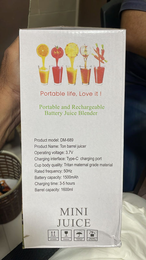 Rechargeable Cordless Barrel Juicer