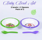 Pack of 2 Baby Bowl set  Cute Childern Bowl Set