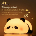 Cute Panda Character Silicone Lamp