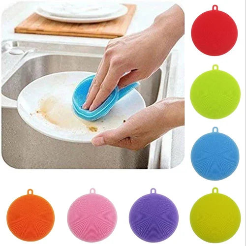 Multicolor Dishwashing Cleaning Scrubber