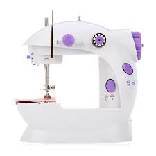 MINI SEWING MACHINE WITH DOUBLE THREADS AND TW SPEED CONTROL. – Martix