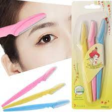 3 Pcs Tinkle Face Eyebrow Trimmer
