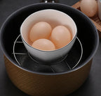 Stainless Steel Round Pot Steamer Rack Durable Dumplings Steaming Tray Tableware Stand for Eggs Kitchen Cooking  Accessories