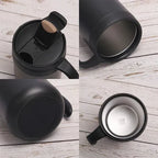Stainless Steel Insulated Travelling Coffee Mug (Red)