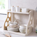 Double Layer Kitchen Shelf Rack