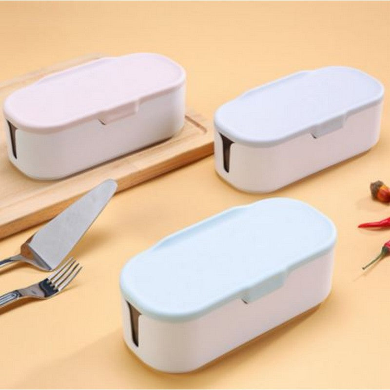 Separated Seasoning Spice Box With Spoon