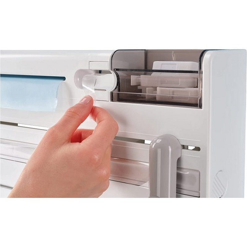 4-In-1 Wall-Mounted Kitchen Roll Holder