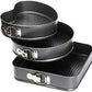 3pcs Non-stick Heart-shaped Carbon Steel Cake Mold Honeycomb Bottom Adjustable Bottom Baking Pan Baking Cake Baking