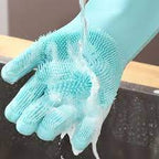 Silicon Washable & Reusable Washing Glovesss