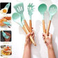 12 Pcs Silicone Cooking Utensils Kitchen Utensil Set for Nonstick Cookware
