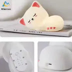 Soft Silicone Cat LED Lamp Night Light
