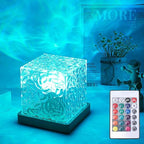 USB Rechargeable Cube Wave Lamp