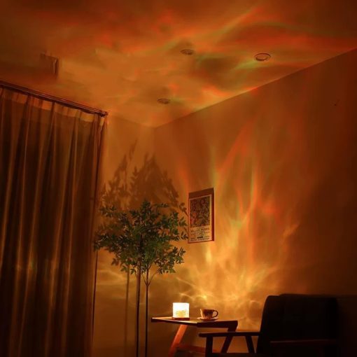USB Rechargeable Cube Wave Lamp
