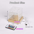 USB Rechargeable Cube Wave Lamp