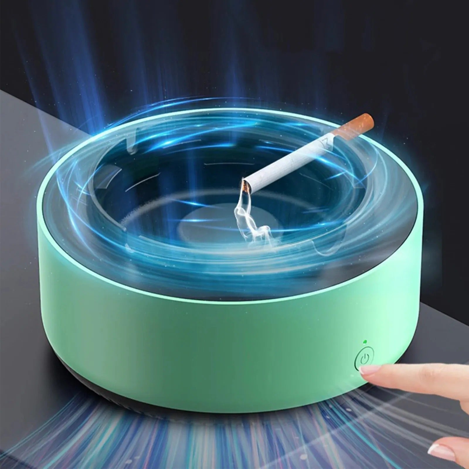 2-in-1 Air Purifier Quiet Ashtray