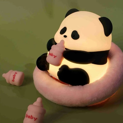 Cuddly Panda "Baby Feeder" Silicone LED Night Light