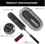 Microfiber Car Cleaning Duster | Telescopic Handle Exterior & Interior Cleaner