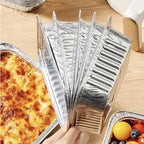 10 Pack of Aluminum Disposable Foil Plates