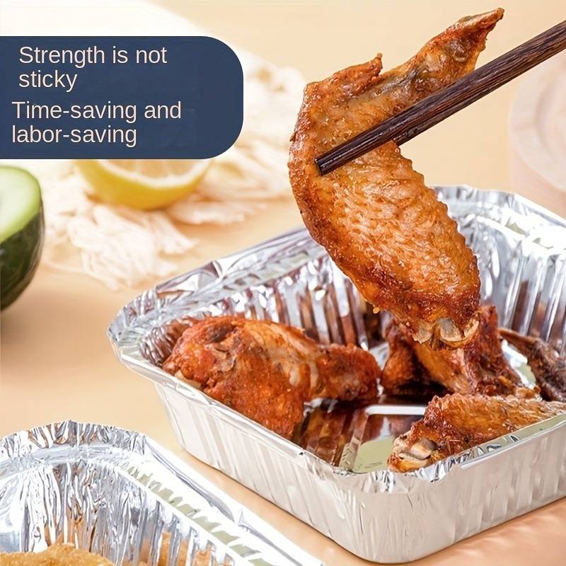 10 Pack of Aluminum Disposable Foil Plates