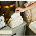 Premium Plastic Tissue Holder Canister
