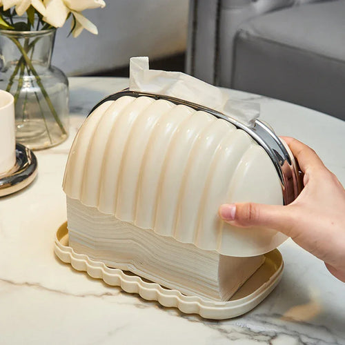 Premium Plastic Tissue Holder Canister